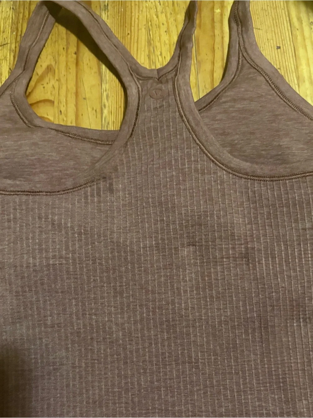 Lululemon Ebb to Street Yoga Pilates  Tank Top Ancient Copper Brown SZ. 8 EUC
